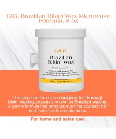 Gigi Spa Brazilian Bikini Wax - 8 oz Microwave Hair Removal Wax - Buy Online on GoSupps.com
