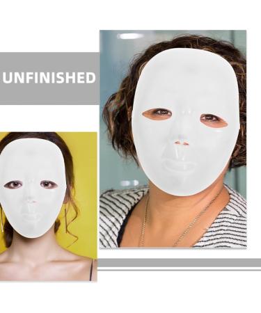 Luxshiny DIY Full Face Mask - 2 Pack Paintable Papier M ch Masquerade & Cosplay Masks for Mardi Gras Parties | Craft Your Own Unique Costumes - Buy Online on GoSupps.com