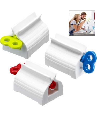 LHKJ 3 Pcs Rolling Toothpaste Tube Squeezer Toothpaste Dispenser Facial Foam Squeezer(Red Green Blue) - Buy Online on GoSupps.com