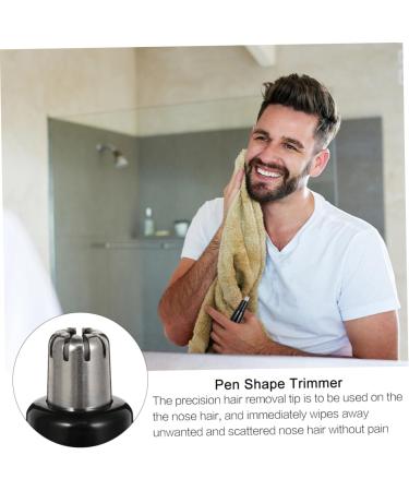 FOMIYES 2 Pcs Nose Hair Trimmer & Facial Hair Remover Battery-Powered Epilator for Effortless Grooming - Buy Online on GoSupps.com