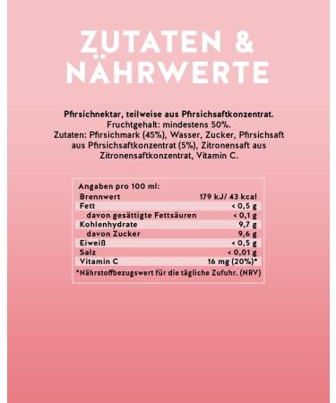  Granini granini Peach flavor nectar (6 x 1.0 l) - Buy Online on GoSupps.com