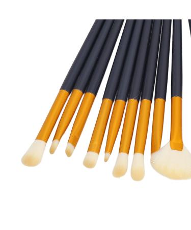 ZJchao Makeup Brushes Set - 12 Soft Foundation Eyeshadow & Blush Brushes | Beginner Friendly & Versatile | Perfect Gift for Makeup Lovers - Buy Online on GoSupps.com
