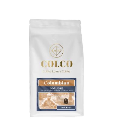 DON JOSE: COLOMBIAN Speciality Coffee | Dark Roast | Single Origin Supremo Arabica | Hand Roasted Coffee Beans (500g Resealable Bag)