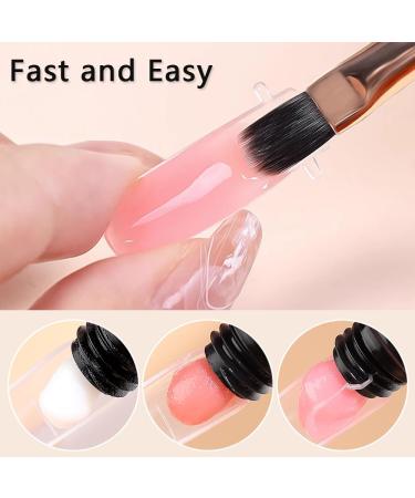 Poly Extension Gel Nail Kit - White Nude Pink Builder Gel with Slip Solution & Dual Forms for DIY Nail Art at Home | Perfect Beginner Kit - Buy Online on GoSupps.com