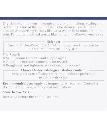 Eucerin Dry Skin Replenishing Cream 5% Urea - Restore Hydration & Moisture | 75ml | International Shipping Available - Buy Online on GoSupps.com