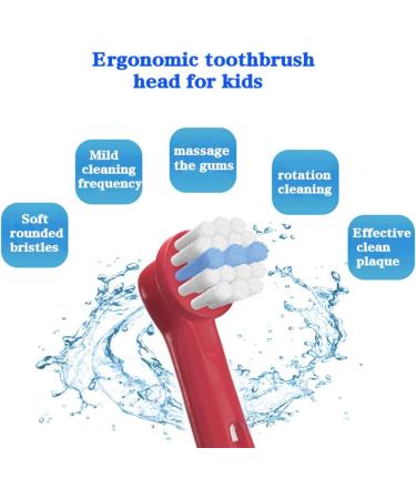 WuYan 16pcs Kids Toothbrush Head for Oral B Children Electric Toothbrush - Replacement Heads for Dual Clean, Precision Clean, White Clean - Compatible with Braun - Buy Online on GoSupps.com