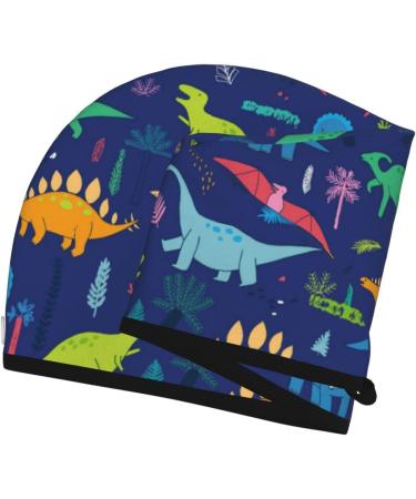Dinosaurs Adventure Microfiber Hair Towel - Super Absorbent Coral Velvet Wrap for Women | Quick Dry for Long Curly & Thick Hair - Buy Online on GoSupps.com