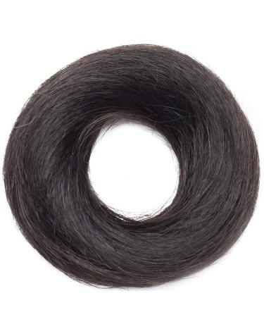 Human Hair Scrunchies #1 Jet Black Straight (23g)
