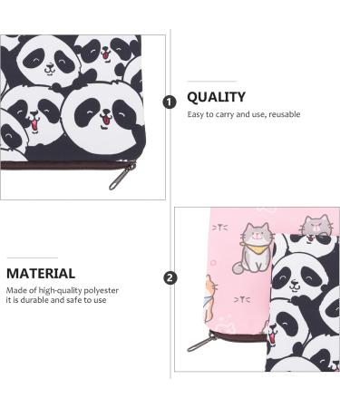 Gleavi 2-Piece Storage Bag Set | Zipper Wallet & Organizer for Teen Girls | Stylish Napkin & Hill Bag Wallet - Buy Online on GoSupps.com