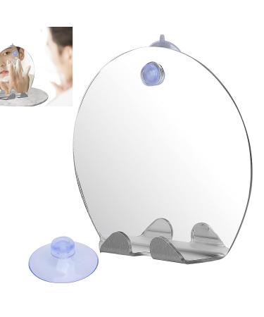 Fogless Shower Mirror for Shaving with Powerful Suction and Hook - Bathroom Accessories - Buy Online on GoSupps.com