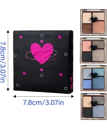 4 colors eyeshadow palette ideal for makeup lovers and professional artists perfect for different occasions - Buy Online on GoSupps.com