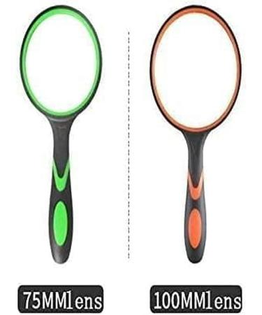 Portable Magnifier Handheld 20 Identification Printing Manufacturing Old Man Reading Antique Magnifier Full of Stars - Buy Online on GoSupps.com