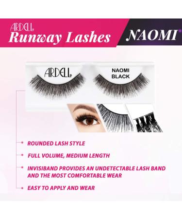 Buy Ardell False Eyelashes Naomi Black 4 Pack - Premium Quality for Stunning Eyes | International Shipping Available - Buy Online on GoSupps.com