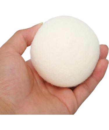 6Pcs Wool Drying Balls Skin Friendly Fabric Softener Reusable Static Reduction Time Saving Drying Ball for Shorten Drying Time Impurities Adsorption Moisture & Odour Removal (6cm) - Buy Online on GoSupps.com