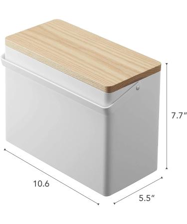 YAMAZAKI Home Three Tiered First Aid Box Steel + Wood Organizer - White - Buy Online on GoSupps.com