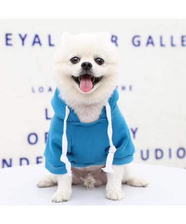 Waterproof Winter Dog Coat | Warm Jacket & Hoodie for Medium Dogs | Fleece Puppy Sweater | Autumn Pet Clothing (1114debka Blue XXXL) - Buy Online on GoSupps.com