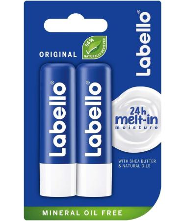 Labello Classic Care Lip Balm 0.18 oz / 4.8g (Pack of 2) - Moisturizing Lip Care Set - Buy Online on GoSupps.com