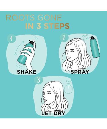 L'Or al Magic Retouch Instant Root Concealer Spray Ideal for Touching Up Grey Root Regrowth Colour: Dark Blonde 150 ml DARK BLONDE 150ML 1 count (Pack of 1) - Buy Online on GoSupps.com