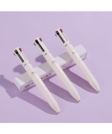 4in1 Eyebrow Contour Pen Waterproof Multifunctional Eyebrow Pen Contour Pen Easy to Glide and Compact for on the Go with Eyeliner Eyebrows Lip Liner and Tsuchiya White - Buy Online on GoSupps.com