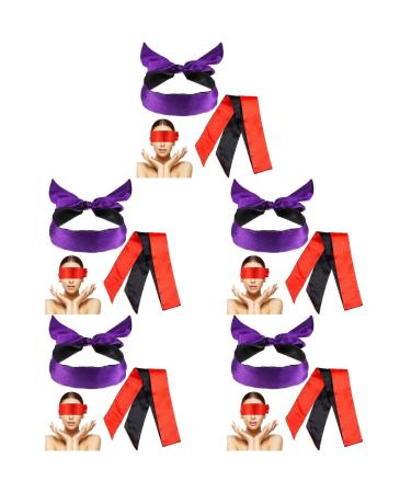 Healifty 10Pcs Blindfold Mask Satin Eye Mask Sleep Mask Soft Blindfold for Play Adult Blindfold for Meditation Couples Lovers