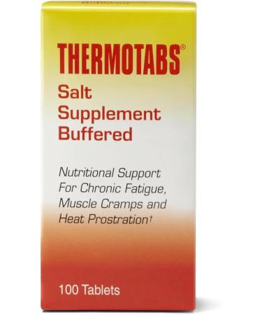 Buy Thermotabs Salt Supplement - Buffered 100 Tablets | Pack of 3 for Best Prices - International Shipping Available - Buy Online on GoSupps.com