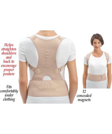 Magnetic Upright Back Posture Support - Unisex Design for Spine Straightening & Pain Relief | Collections Etc - Buy Online on GoSupps.com