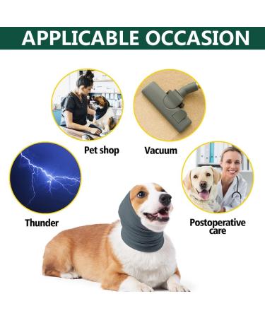 Anlitent Calming Dog Hoodie with Ear Cover for Anxiety Relief and Grooming - Small Blue - Buy Online on GoSupps.com