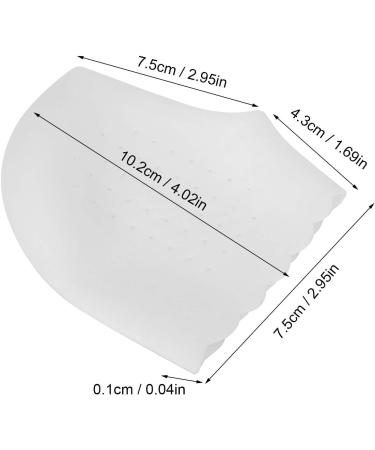 5 Pair Heel Protectors for Shoes Moisturizing Heel Socks Heel Pads Cushion Protectors Moisturizing Heel Protective Cover Wrap for Women to Heal and Treat Dry Cracked Heels(White) - Buy Online on GoSupps.com