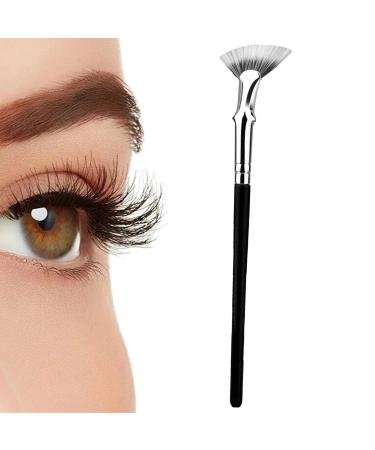 Mascara Fan Brush | 120 Angled Fan Shaped Mascara Eyelash Brush | Lash Wand Brush Fan for Natural Lifted Effects Enhance Lower Lashes Aezon