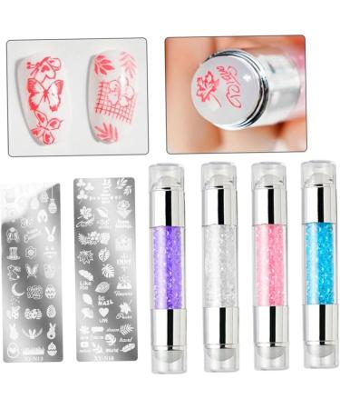 Nail Printing Tool Nail Polish Pattern Making Aids Nails Seal Mold Nail Stamp Plate Nail Seal - Buy Online on GoSupps.com