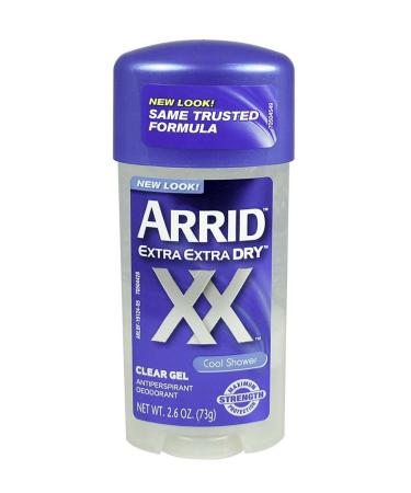 ARRID Extra Dry Clear Gel Cool Shower Anti-Perspirant Deodorant 2.60 oz (Pack of 8) - Buy Online on GoSupps.com
