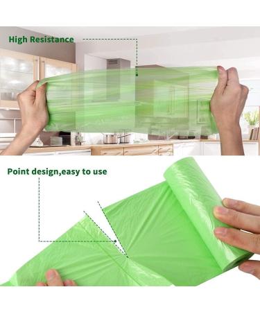 Small Trash Bags Biodegradable Trash Bags Extra Strong Small Garbage Bags Unscented for Bathroom Bedroom Office Kitchen Trash (Green 1.2 Gallon(120 pcs)) 1.2 Gallon(120 pcs) Green - Buy Online on GoSupps.com