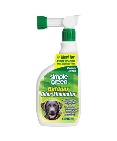 SIMPLE GREEN Outdoor Odor Eliminator for Pets Dogs Ideal for Artificial Grass & Patio (32 oz Hose End Sprayer) Milky White 946.4 ml (Pack of 1) - Buy Online on GoSupps.com