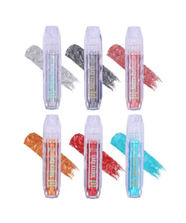 Buy Starry Eyes Metallic Glitter Liquid Eyeshadow E2202 - Shimmery Finish + Free Zipper Bag - International Shipping Available - Buy Online on GoSupps.com