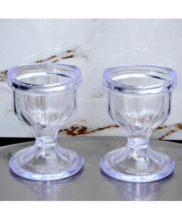 Eye Wash Cup Set of 2 for Soothing Relief from Allergens, Irritants, Makeup, Dust, Dry Eyes by Ancient Impex - Buy Online on GoSupps.com