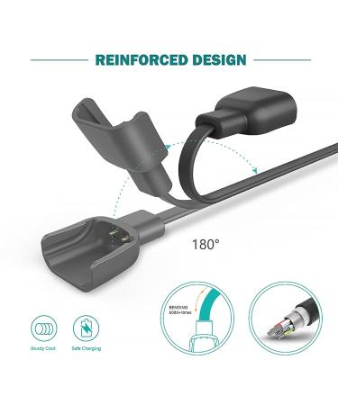 2-Pack TUSITA Charger for Bond Touch Bracelet - 3.3ft USB Charging Cable - Long Distance Connection Bracelet Accessories - Buy Online on GoSupps.com