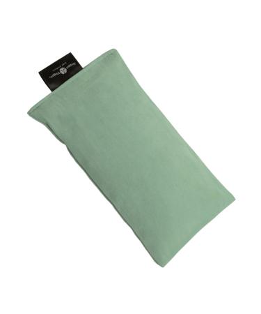 Hugger Mugger Peachskin Eye Pillow - Use Heated or Chilled, Natural Herbal Filling, Relaxing Scent, Light Weight, Soft Fabric Jade