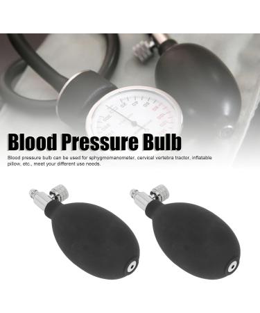 Agatige 2Pcs Sphygmomanometer Bulb Replacement Manual Inflation Pump Hand Squeeze Latex Blood Pressure Inflation Bulb with Air Release Valve for Blood Tester - Buy Online on GoSupps.com