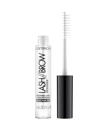 Catrice Lash Brow Designer Shaping and Conditioning Mascara Gel eyebrow angel No. 010 transparent long -lasting vegan without microplastic particles nanoparticles free without perfume 1 -pack (6ml)