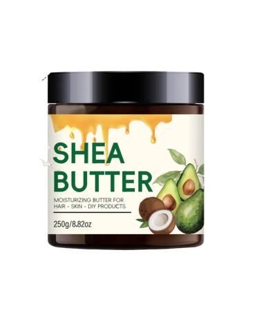 Body Butter Shea Butter Soothes and Softens Dry Skin Deep Body Moisturizer to Soothe & Nourish Dry Sensitive & Eczema Skin Long-Lasting Hydration for Body Face and Hair 8.8 oz