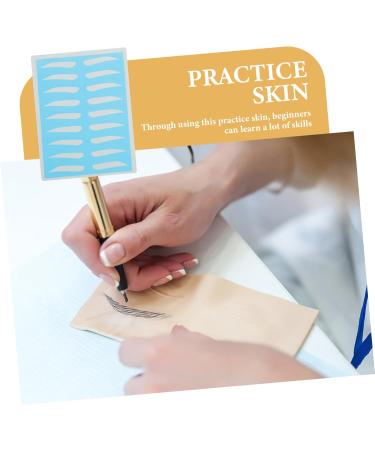  TOVINANNA 8 Pairs of Eyebrow Training Skin Reusable Sustainable Practice Skin for Precision Makeup Techniques for Beginners - Buy Online on GoSupps.com