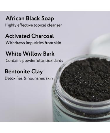 Elsa's Organic Skin Foods - Armpit Detox Mask - Activated Charcoal & African Black Soap - Clears Clogged Pores - Hydration & Moisture Boosting - Antipigmentation - Buy Online on GoSupps.com
