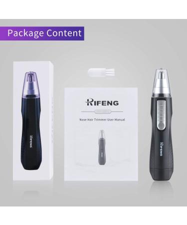 Nose and Ear Hair Trimmer for Men & Women | Water Resistant Pain-Free Stainless Steel Clipper with Brush & Cap - Buy Online on GoSupps.com