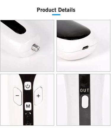  ZZwansuGE Plasma Pen Ozone Beauty Grain Pen 8 Energy Levels LCD Screen Face Lift Wrinkle Removal Spot Removal With 7 Replacement Heads - Buy Online on GoSupps.com