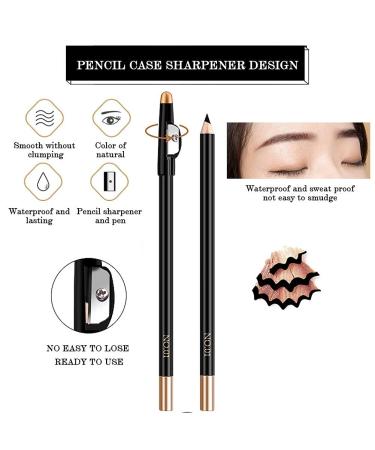 7 Pcs Eyeliner Stamps & Waterproof Liquid Eyeliner Set - Long Lasting & Smudge-proof Seal Eyeliner Pen for Eye Decoration and Makeup Tool - Black - Buy Online on GoSupps.com