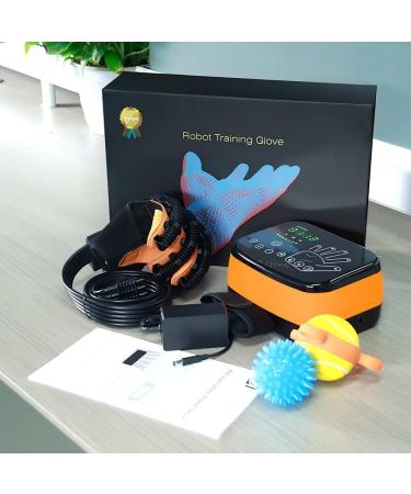 2024 Rechargeable Finger Strengthener Robot Gloves | Hand Strengthening Devices | Automatic Hand Trainer with Exercise Balls - Enhance Grip & Rehabilitation - Buy Online on GoSupps.com