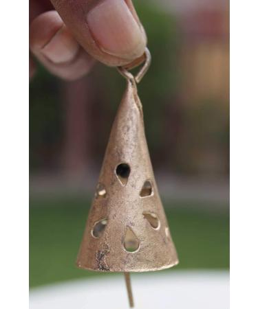 Mango Gifts Rustic Metal Indian Bells Tin Jingle Bell Cow Bells for Crafts - Set of 20 Pieces | Vintage Wind Chimes 2.5H - Buy Online on GoSupps.com