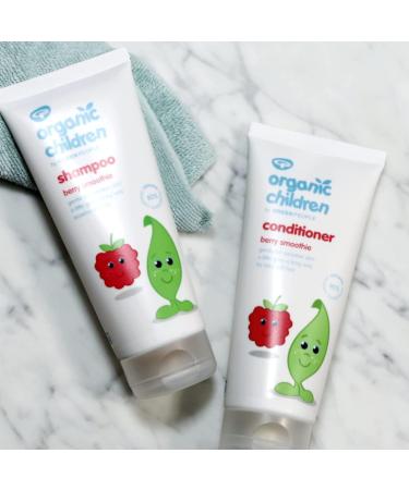 Green People Bio-Conditioner Beeren-Moothie 200ml | Natural Eczema-Friendly Conditioner for Kids | SLS & Paraben-Free | Vegan | Gentle on Sensitive Skin - Buy Online on GoSupps.com