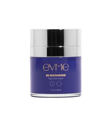 Evme Night Glow Cr me Hydrating Gel-to-Cream Moisturizer with Squalane Sea Buckthorn & Vitamin C Dermatologist-Tested Fragrance-Free for Sensitive Reactive Skin Supports Healthy Skin Barrier