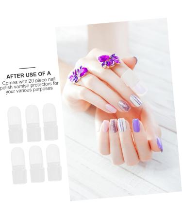  SOESFOUFU Set of 20 Full Coverage Nail Polish Protector - Buy Online on GoSupps.com